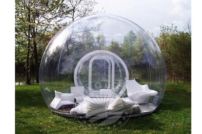 透明圆形帐篷